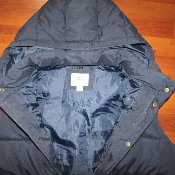 Old Navy Dark Blue Puffer Vest w/Hood - XL - Picture 8 of 10